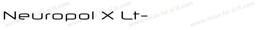 Neuropol X Lt字体转换